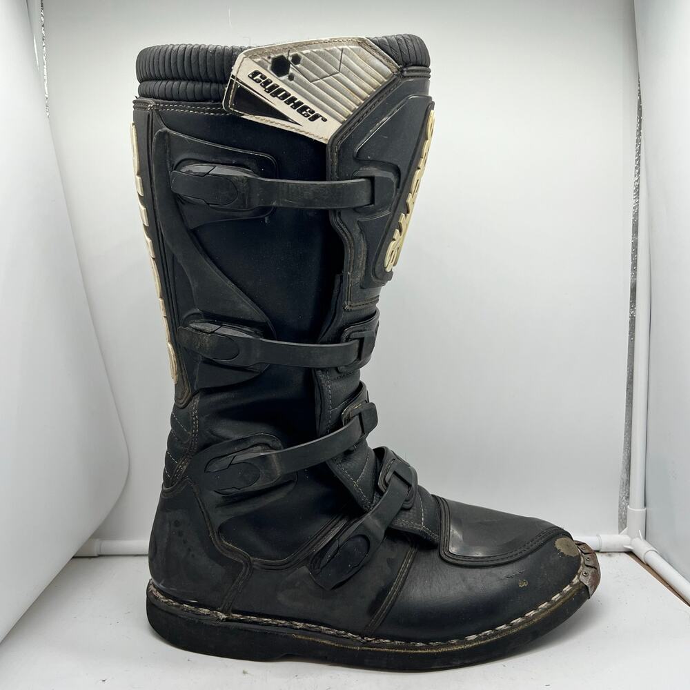 Black Men's Off-Road Motorcycle Boot